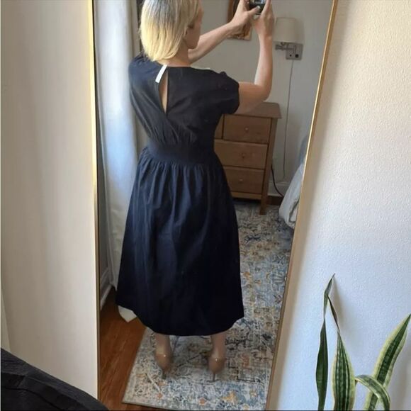 Madewell Black Midi Dress - Picture 4 of 8